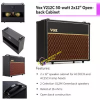 VOX V212C ELECTRIC GUITAR CABINET AMPLIFIER - AMPLIFIER GITAR 2 x 12