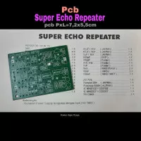 Pcb Super Echo Repeater menggunakan IC MN3102 dan MN3207