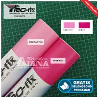 Vinyl Color Pink (Merah Muda) Doff (Dop) Scotlite Sticker - Soft Pink