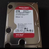 Hdd/Hardisk 3,5 internal 2TB WD RED SATA NASware 3.0 Server