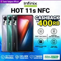 Infinix Hot 11s NFC 6/128GB - 4/64GB Garansi Resmi Infinix