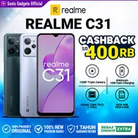 Realme C31 4/64GB - 3/32GB 13MP Camera 5000Mah Battery Garansi Resmi