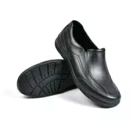 Sepatu Pantofel Formal karet slip on ATT AB 520 sepatu pria all black