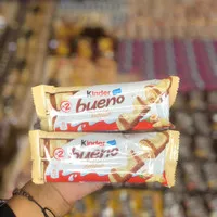 coklat biskuit vanila kinder bueno white vanila toping premium import