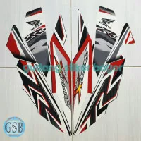 stiker lis body motor honda supra x 125 cw 2011 hitam