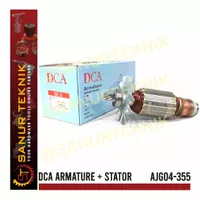 DCA ARMATURE + STATOR AJG04-355/ J1G-FF04-355 CUT OFF / MAKITA 2414NB