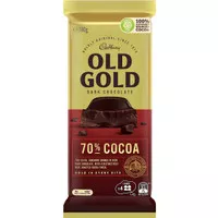 Cadbury Old Gold Dark Chocolate 70% Cocoa 180g - Australia