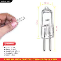 Lampu Halogen Kacang 12V 20W 12V 50W 220V 20W 220V 50W KAKI TUSUK