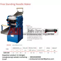 GTR DZM-300 FREE STANDING NOODLE MAKER /MESIN PEMBUAT / PENCETAK MIE