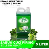 Sabun Cuci Piring / Dish Wash 5 Liter Andi Clean Khusus Gojek / Grab