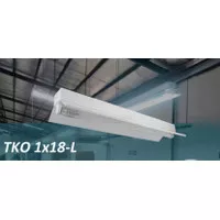 Kap Lampu TKO LED 1x18 60cm kap TKO TL 1x8w Philips Komplit