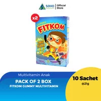 Fitkom Gummy Multivitamin - Isi 5 Sachet @21g - Pack Of 2 Box