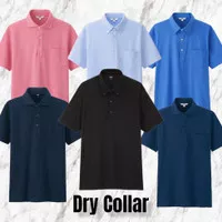 Uniqlo Polo shirt Pria S,M,L,XL dry collar