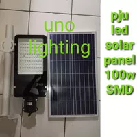 pju led solar cel panel surya 100 watt 100w jalan led tenaga surya 100