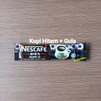 NESCAFE 2in1 Black Coffee Kopi O Hitam Malaysia 2 in 1 per Sachet