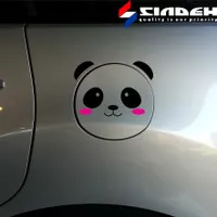 cutting sticker mobil stiker tangki mobil panda lucu imut murah awet