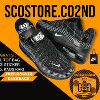Sepatu Sneakers Pria Nike Air Max 720-818 Black White Spider 1:1 Ori
