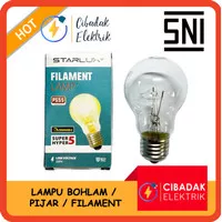 LAMPU BOHLAM STARLUX / LAMPU PIJAR / LAMPU FILAMENT / LAMPU PENGHANGAT