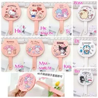 Cermin sisir gagang Hello Kitty Melody Korumi Twin Stars Pom Badtz Dor