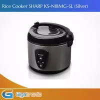 SHARP MAGIC COM RICE COOKER KS-N18MG-SL 1,8L SILVER