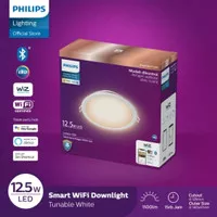 Philips Smart Wifi lampu LED Downlight 12.5 watt Tunable White Putih