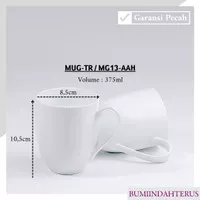 Mug Keramik Polos 450ml (1PCS) By Indokeramik/ Gelas Keramik / MG-TR