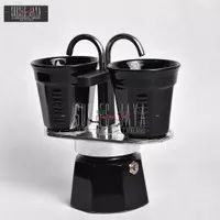 Mokapot Bialetti Mini Express 2 Cup Black variant