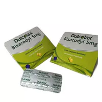 Obat Sembelit Dulcolax Tablet 5 mg - per strip isi 4 tablet