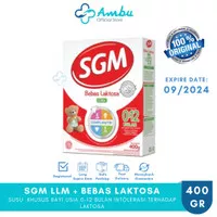 SGM LLM+ 400gr (0-12 Bulan) Bebas Laktosa / Susu Formula Bayi