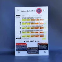 Poster Akrilik Asthma Control Test, Poster ACT, Poster Asma