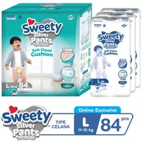 Sweety Silver Pants L 3x28 Sweety L3x28 Celana L 28 L28 Popok Bayi