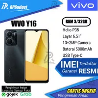 VIVO Y16 3/32 New 100% Original Garansi Resmi Vivo Indonesia