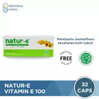 Natur E Natural Vitamin E 100 IU Isi 32 Kapsul