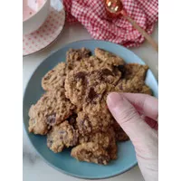 Oat / Oatmeal Choco chips Cookies Premium / Renyah / healthy / Sehat