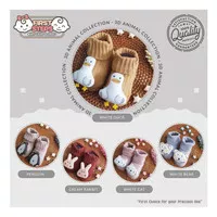 Kaos Kaki Bayi Anak Premium Socks Impor 3D Animal Collection II