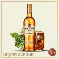 BACARDI Carta Oro Superior Gold Rum 750ml