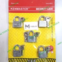 Gembok Master Key KEN MASTER 40mm x 5 pcs - KEN MASTER gembok master