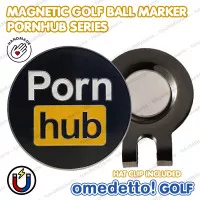 PORN HUB MAGNETIC GOLF BALL MARKER WITH MAGNET HAT CLIP OMEDETTO