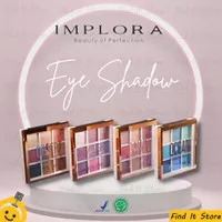 Implora 9 in 1 Eyeshadow Palette | Desert Dawn Twilight Ocean BPOM