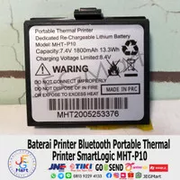 Baterai Printer Bluetooth Portable Thermal Printer SmartLogic MHT-P10