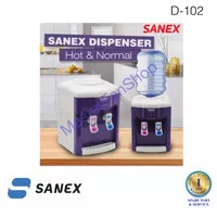 SANEX D-102 Dispenser Air Minum 2 Kran Hot / Panas Normal [Grab Medan]