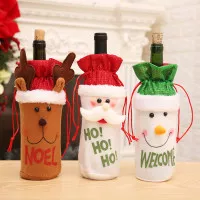 Sarung Botol wine natal santa bottle cover Christmas Gift
