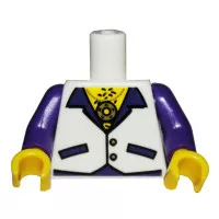 Lego Torso Vest Open Shirt Medallion Hairy Chest 973pb0715c01 Disco