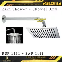 PALOMA KEPALA HEAD RAIN SHOWER ARM TIANG MANDI AIR PANAS DINGIN