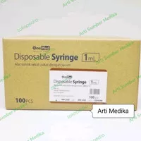 Disposable Spuit 1cc Syringe 1ml OneMed Tuberculin Box 100pc