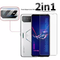 Pelindung Layar Tempered Glass Asus ROG Phone 6 ROG 6 Pro Paket 2 in 1