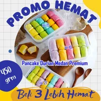 Pancake Durian Medan Mini Rainbow isi 21 / 15 / 10 Duren Medan Premium