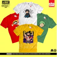 Kaos Anak Anime Chibi Onepiece One Piece Monkey D luffy Shirohige Ace