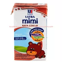 Susu ultra mimi coklat full cream susu UHT 125ml