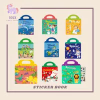 BUKU STIKER REUSABLE STICKER BOOK ANAK BUKU STIKER ANAK KARAKTER MURAH